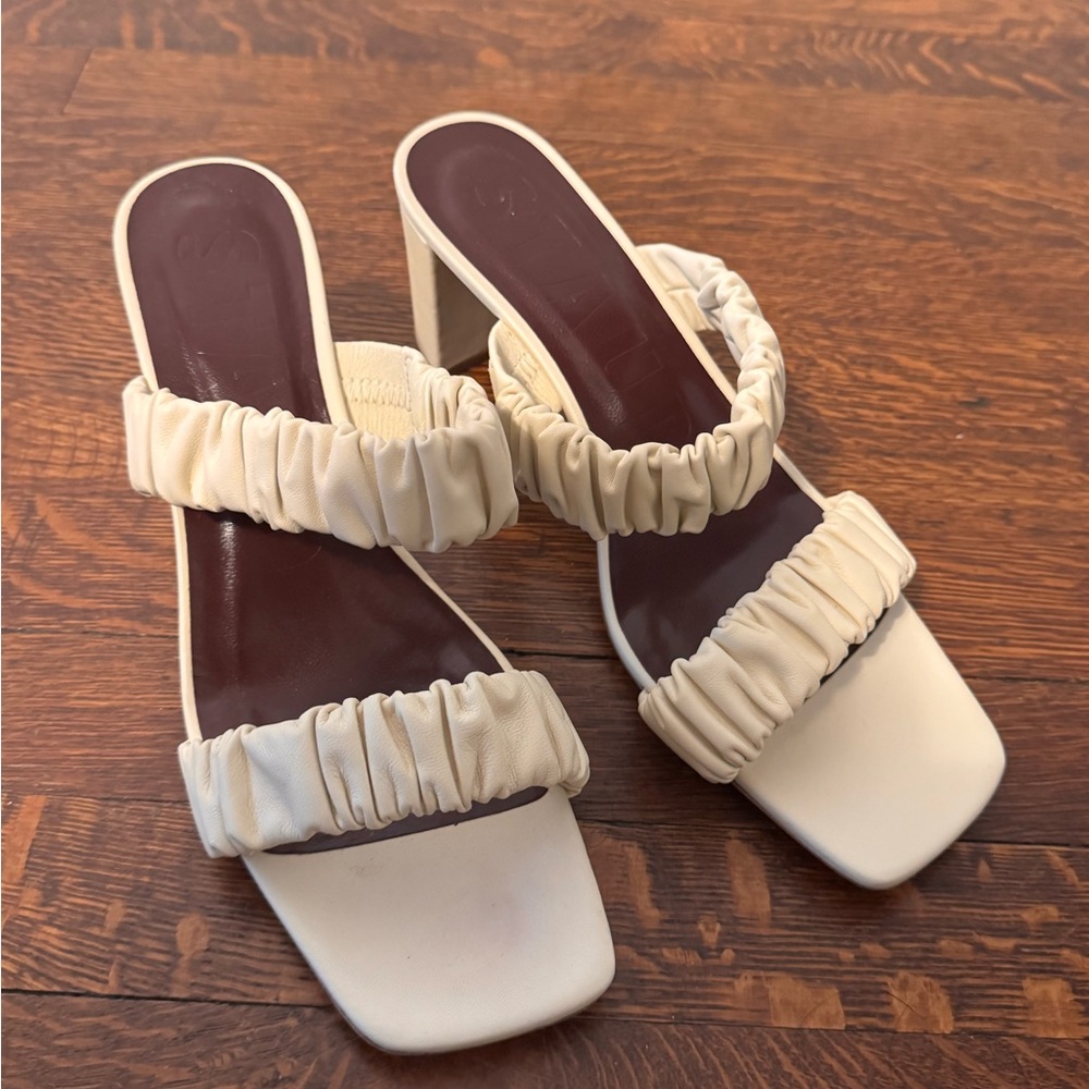 Staud Frankie Rouched Heel Sandal 40